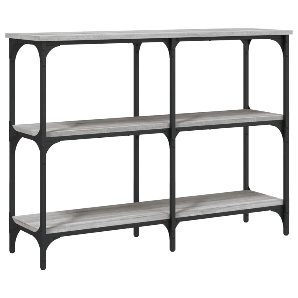 Τραπέζι Κονσόλα Γκρι Sonoma 100x29x75 εκ. Επεξεργασμένο Ξύλο
