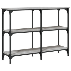 Τραπέζι Κονσόλα Γκρι Sonoma 100x29x75 εκ. Επεξεργασμένο Ξύλο