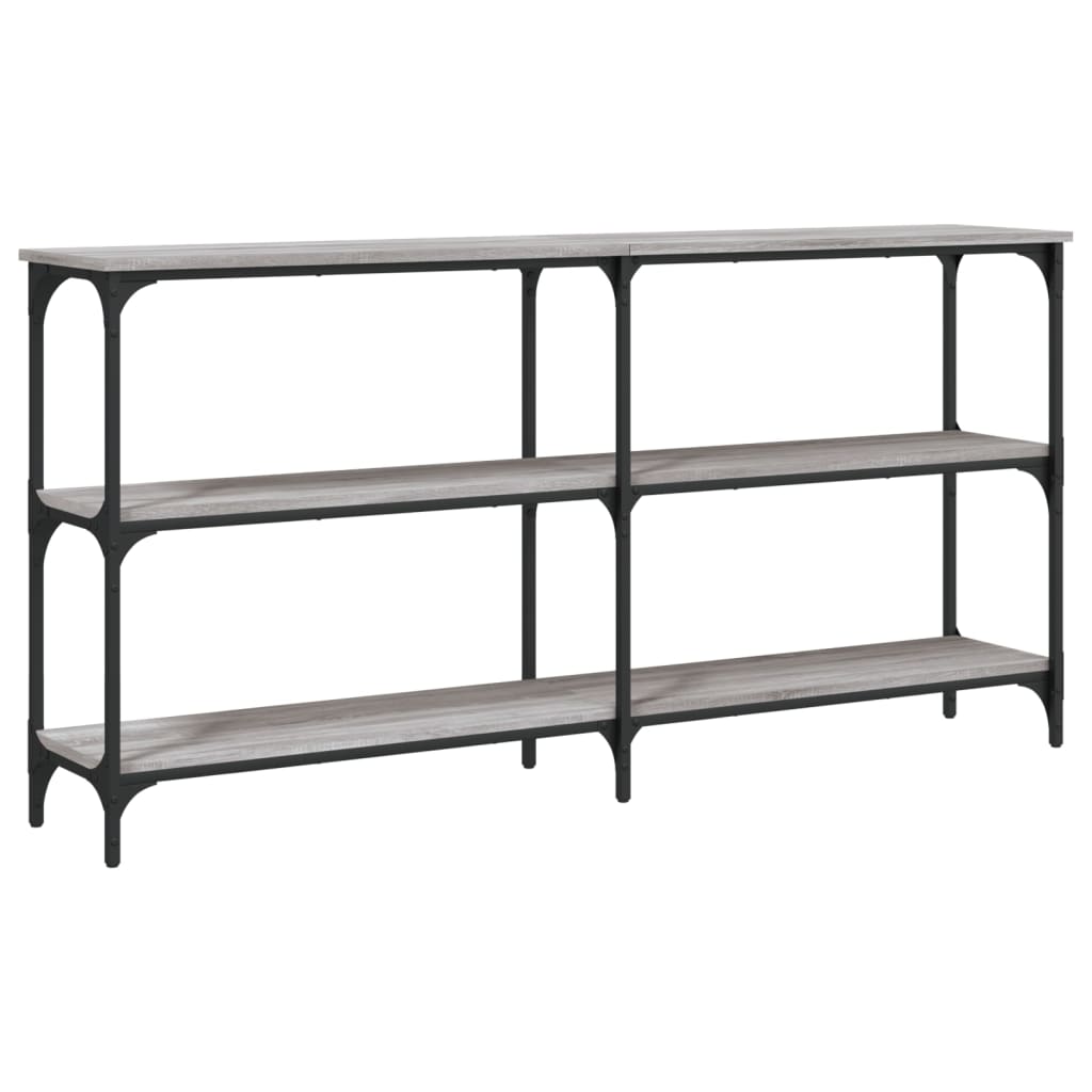 Τραπέζι Κονσόλα Γκρι Sonoma 150x29x75 εκ. Επεξεργασμένο Ξύλο