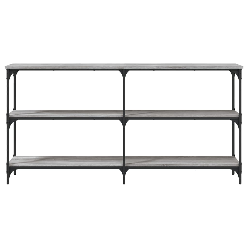 Τραπέζι Κονσόλα Γκρι Sonoma 150x29x75 εκ. Επεξεργασμένο Ξύλο