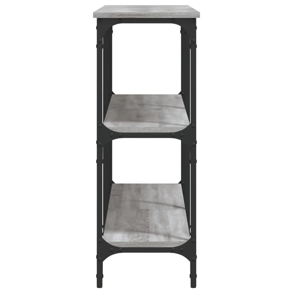 Τραπέζι Κονσόλα Γκρι Sonoma 150x29x75 εκ. Επεξεργασμένο Ξύλο