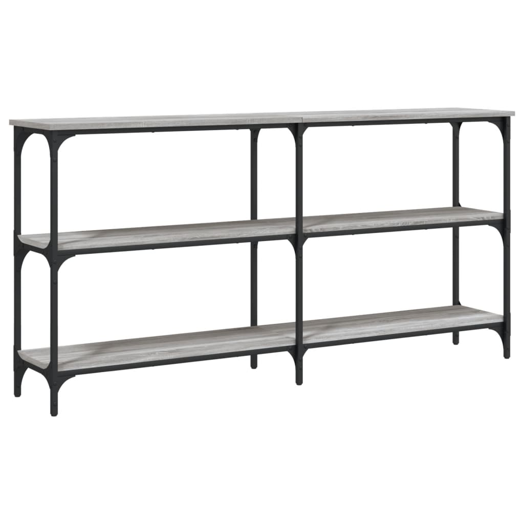 Τραπέζι Κονσόλα Γκρι Sonoma 150x29x75 εκ. Επεξεργασμένο Ξύλο