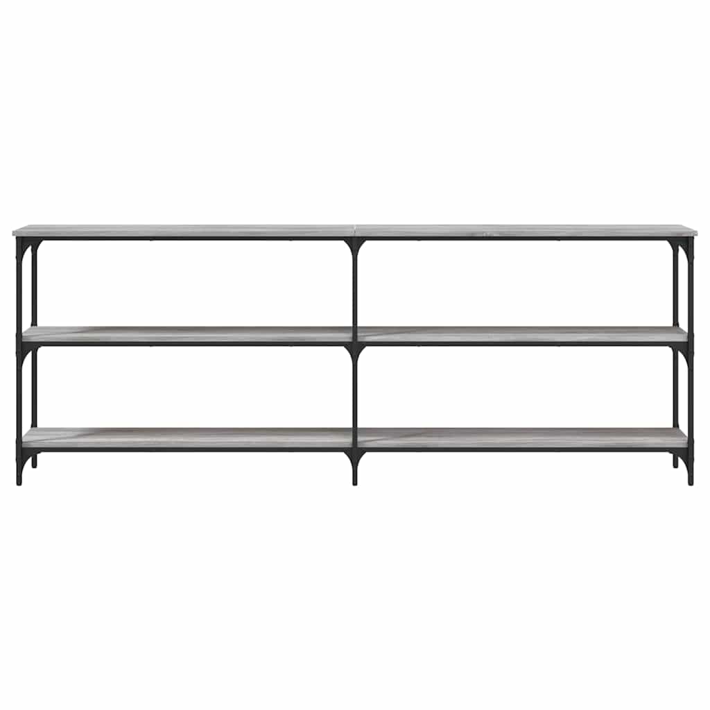 Τραπέζι Κονσόλα Γκρι Sonoma 200x29x75 εκ. Επεξεργασμένο Ξύλο