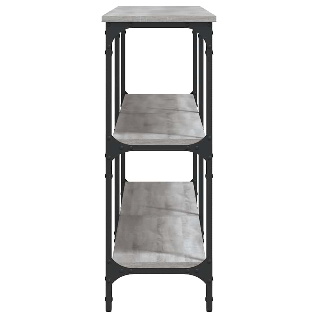 Τραπέζι Κονσόλα Γκρι Sonoma 200x29x75 εκ. Επεξεργασμένο Ξύλο