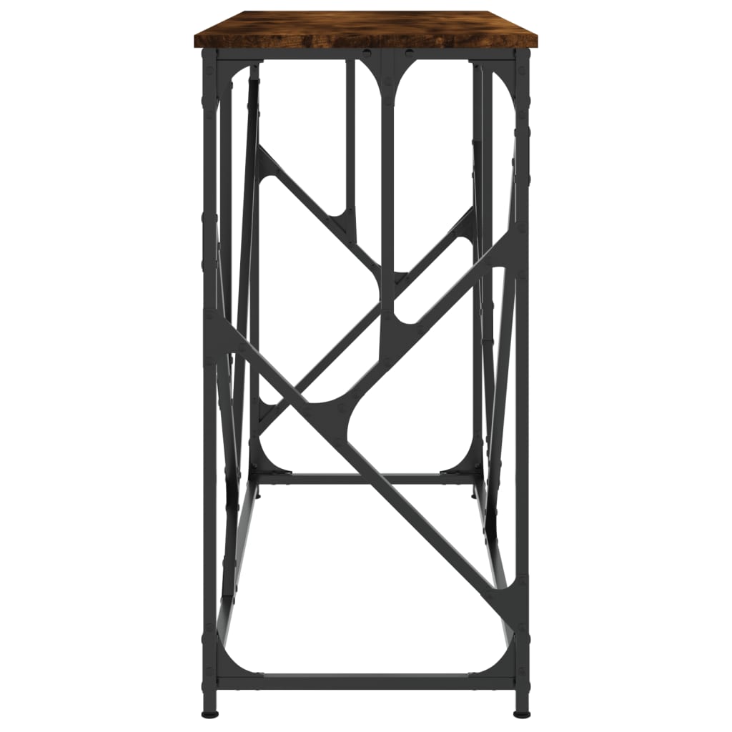 Τραπέζι Κονσόλα Καπνιστή Δρυς 100x40x80 εκ. Επεξεργασμένο Ξύλο