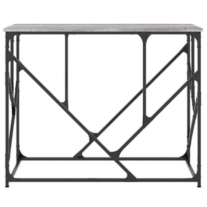 Τραπέζι Κονσόλα Γκρι Sonoma 100x40x80 εκ. Επεξεργασμένο Ξύλο