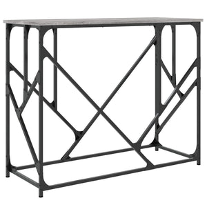 Τραπέζι Κονσόλα Γκρι Sonoma 100x40x80 εκ. Επεξεργασμένο Ξύλο