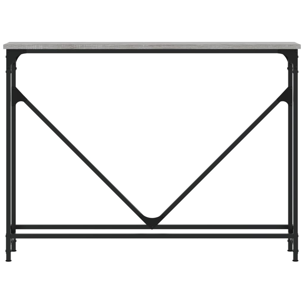 Τραπέζι Κονσόλα Γκρι Sonoma 102 x 22,5 x 75 εκ. Επεξεργ. Ξύλο