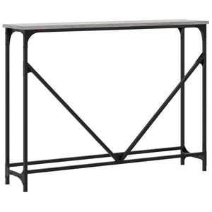 Τραπέζι Κονσόλα Γκρι Sonoma 102 x 22,5 x 75 εκ. Επεξεργ. Ξύλο