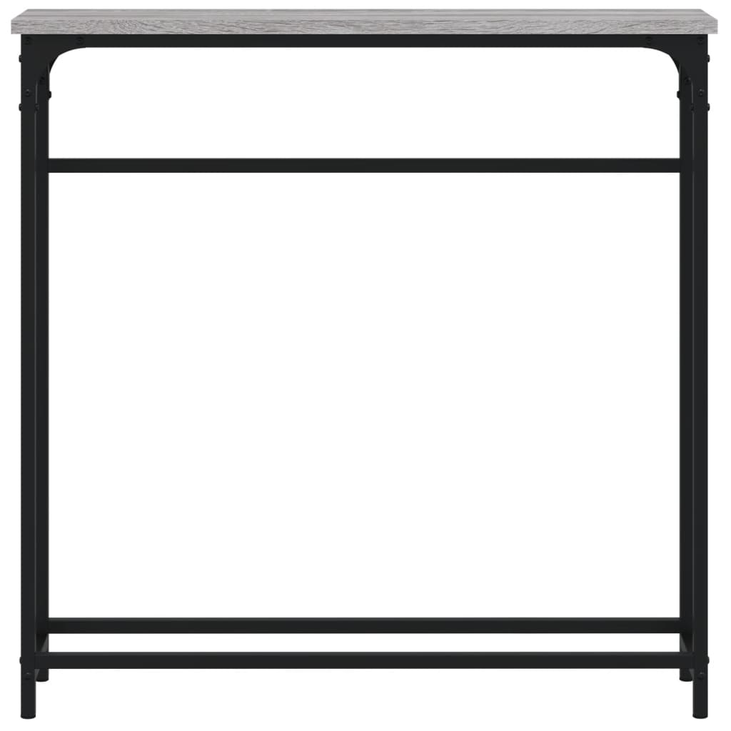 Τραπέζι Κονσόλα Γκρι Sonoma 75 x 19,5 x 75 εκ. Επεξεργ. Ξύλο