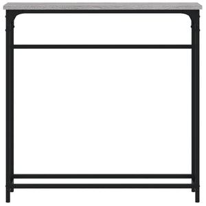 Τραπέζι Κονσόλα Γκρι Sonoma 75 x 19,5 x 75 εκ. Επεξεργ. Ξύλο