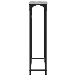 Τραπέζι Κονσόλα Γκρι Sonoma 75 x 19,5 x 75 εκ. Επεξεργ. Ξύλο