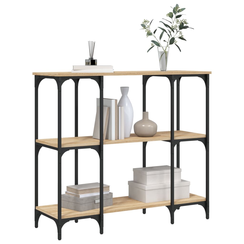 Τραπέζι Κονσόλα Sonoma Δρυς 102x35x90 εκ. Επεξεργασμένο Ξύλο