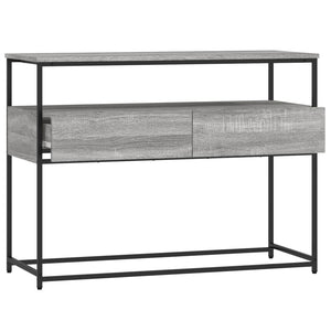 Τραπέζι Κονσόλα Γκρι Sonoma 100x40x75 εκ. Επεξεργασμένο Ξύλο