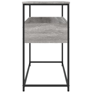 Τραπέζι Κονσόλα Γκρι Sonoma 100x40x75 εκ. Επεξεργασμένο Ξύλο