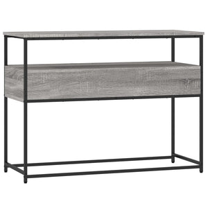 Τραπέζι Κονσόλα Γκρι Sonoma 100x40x75 εκ. Επεξεργασμένο Ξύλο