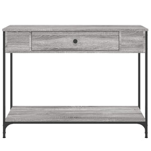 Τραπέζι Κονσόλα Γκρι Sonoma 100x34,5x75 εκ. Επεξεργασμένο Ξύλο