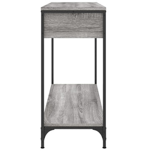 Τραπέζι Κονσόλα Γκρι Sonoma 100x34,5x75 εκ. Επεξεργασμένο Ξύλο