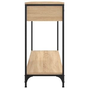 Τραπέζι Κονσόλα Sonoma Δρυς 100x34,5x75 εκ. Επεξεργασμένο Ξύλο - Pakobazaar