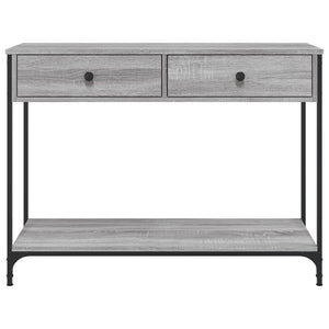Τραπέζι Κονσόλα Γκρι Sonoma 100x34,5x75 εκ. Επεξεργασμένο Ξύλο