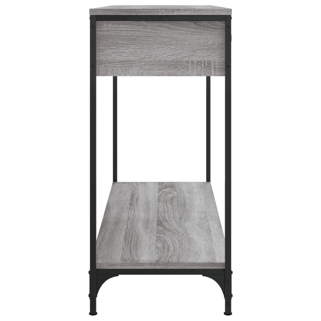 Τραπέζι Κονσόλα Γκρι Sonoma 100x34,5x75 εκ. Επεξεργασμένο Ξύλο