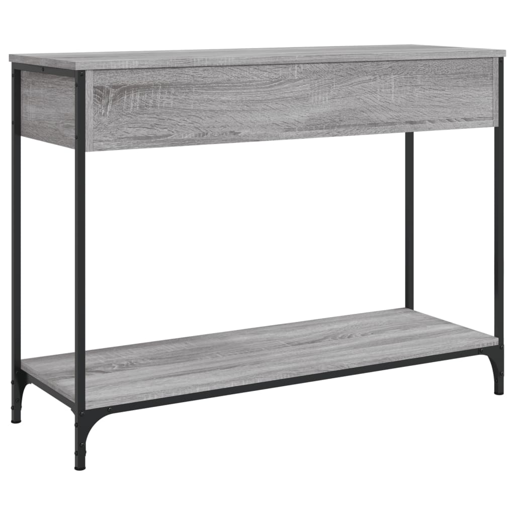 Τραπέζι Κονσόλα Γκρι Sonoma 100x34,5x75 εκ. Επεξεργασμένο Ξύλο