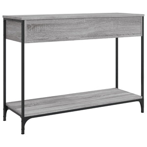 Τραπέζι Κονσόλα Γκρι Sonoma 100x34,5x75 εκ. Επεξεργασμένο Ξύλο