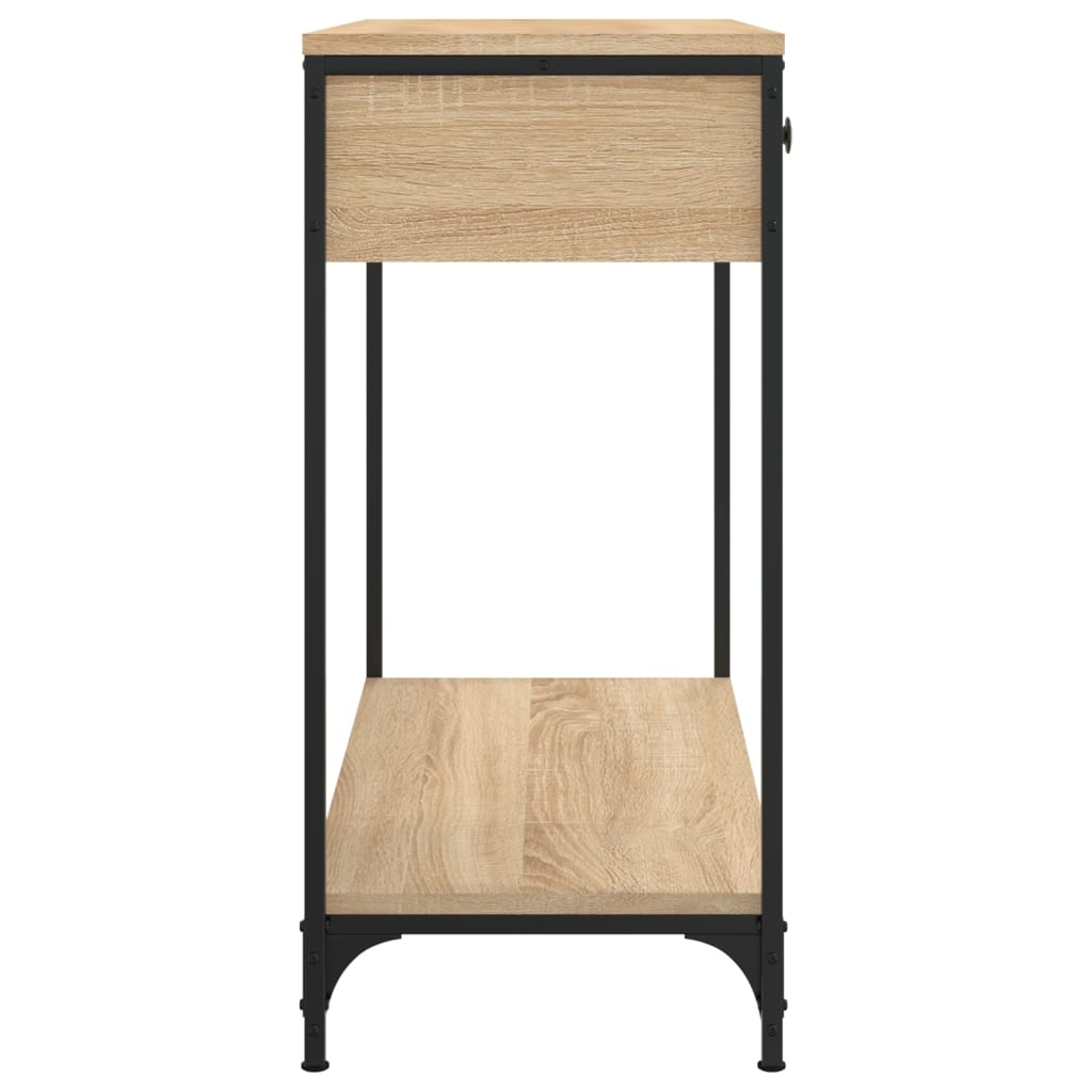 Τραπέζι Κονσόλα Sonoma Δρυς 75x34,5x75 εκ. Επεξεργασμένο Ξύλο - Pakobazaar