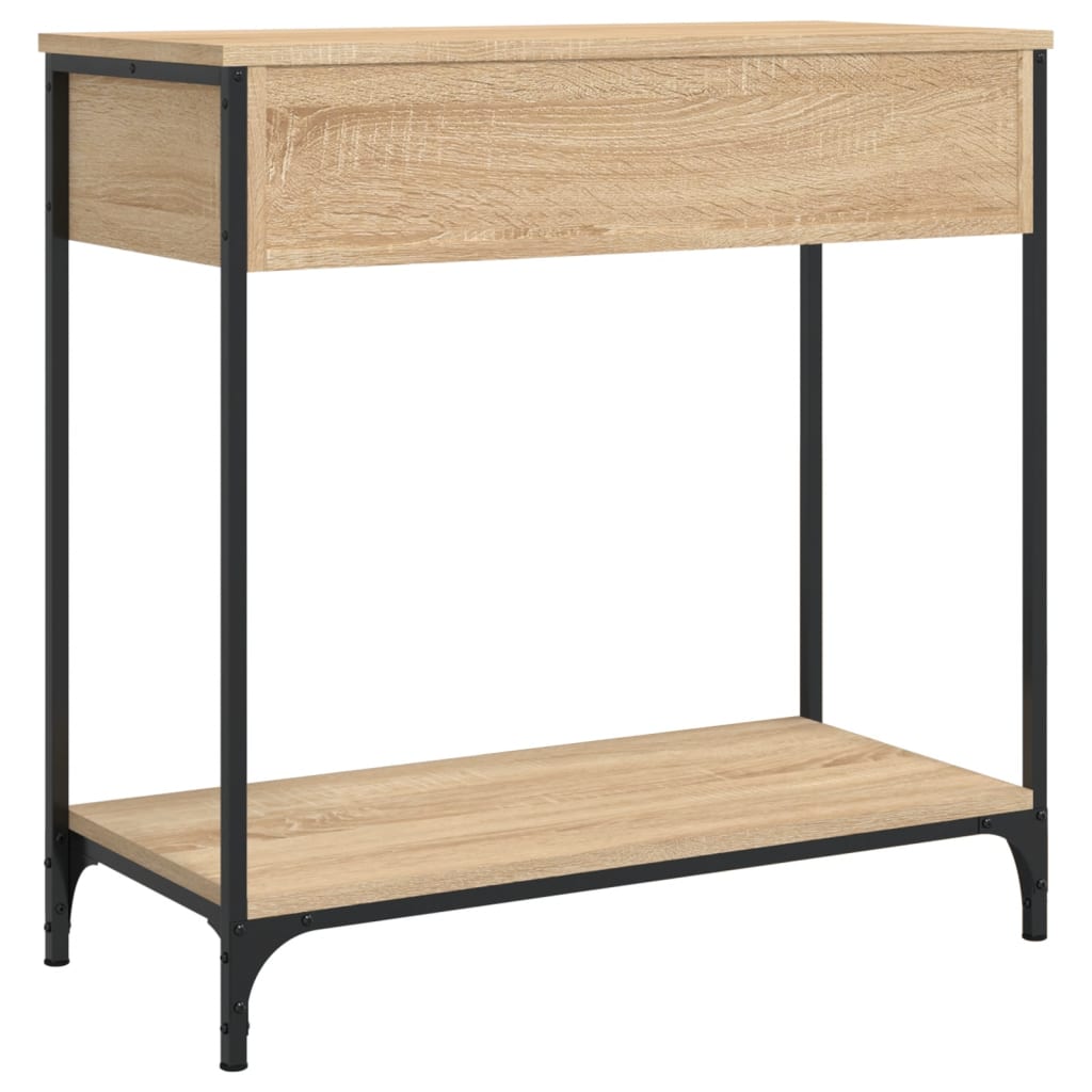 Τραπέζι Κονσόλα Sonoma Δρυς 75x34,5x75 εκ. Επεξεργασμένο Ξύλο - Pakobazaar