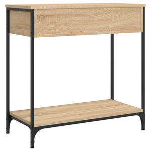 Τραπέζι Κονσόλα Sonoma Δρυς 75x34,5x75 εκ. Επεξεργασμένο Ξύλο - Pakobazaar