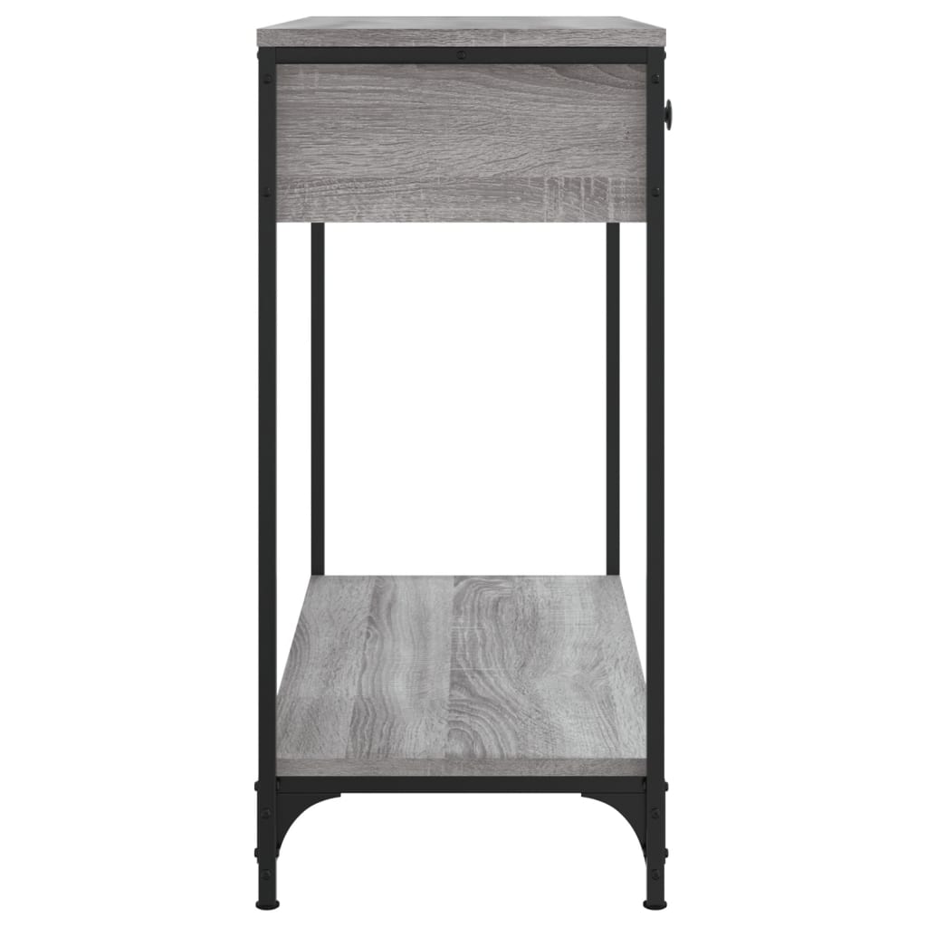 Τραπέζι Κονσόλα Γκρι Sonoma 75x34,5x75 εκ. Επεξεργασμένο Ξύλο
