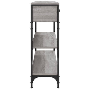 Τραπέζι Κονσόλα Γκρι Sonoma 100x25x75 εκ. Επεξεργασμένο Ξύλο - Pakobazaar