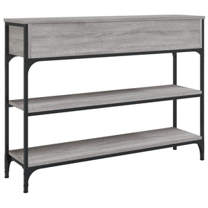 Τραπέζι Κονσόλα Γκρι Sonoma 100x25x75 εκ. Επεξεργασμένο Ξύλο - Pakobazaar