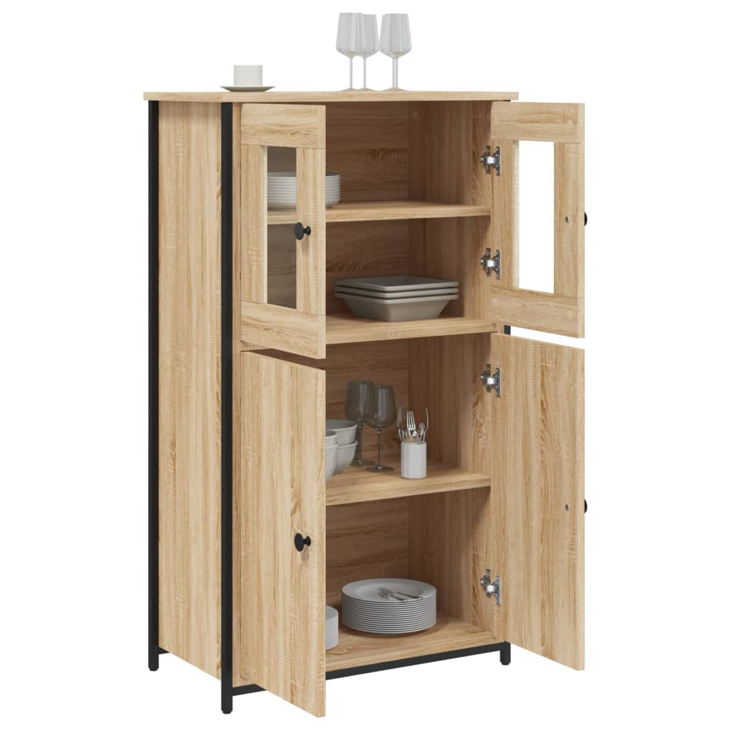 Ντουλάπι Sonoma Δρυς 62 x 32 x 106,5 εκ.από Επεξεργασμένο Ξύλο - Pakobazaar