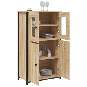 Ντουλάπι Sonoma Δρυς 62 x 32 x 106,5 εκ.από Επεξεργασμένο Ξύλο - Pakobazaar