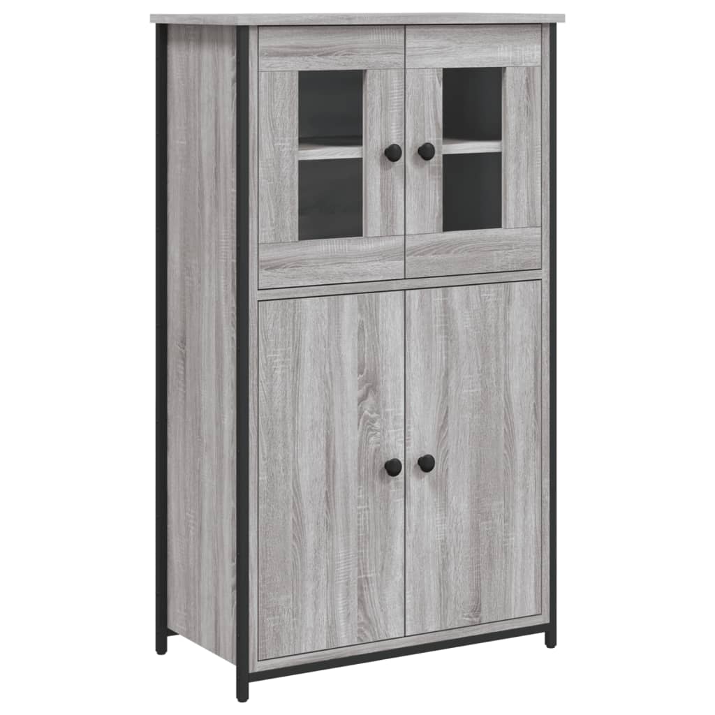 Ντουλάπι Γκρι Sonoma 62x32x106,5 εκ. από Επεξεργασμένο Ξύλο - Pakobazaar