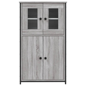 Ντουλάπι Γκρι Sonoma 62x32x106,5 εκ. από Επεξεργασμένο Ξύλο - Pakobazaar