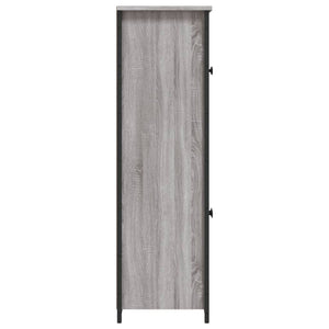 Ντουλάπι Γκρι Sonoma 62x32x106,5 εκ. από Επεξεργασμένο Ξύλο - Pakobazaar