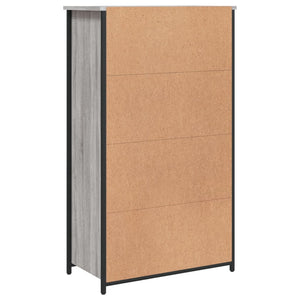 Ντουλάπι Γκρι Sonoma 62x32x106,5 εκ. από Επεξεργασμένο Ξύλο - Pakobazaar