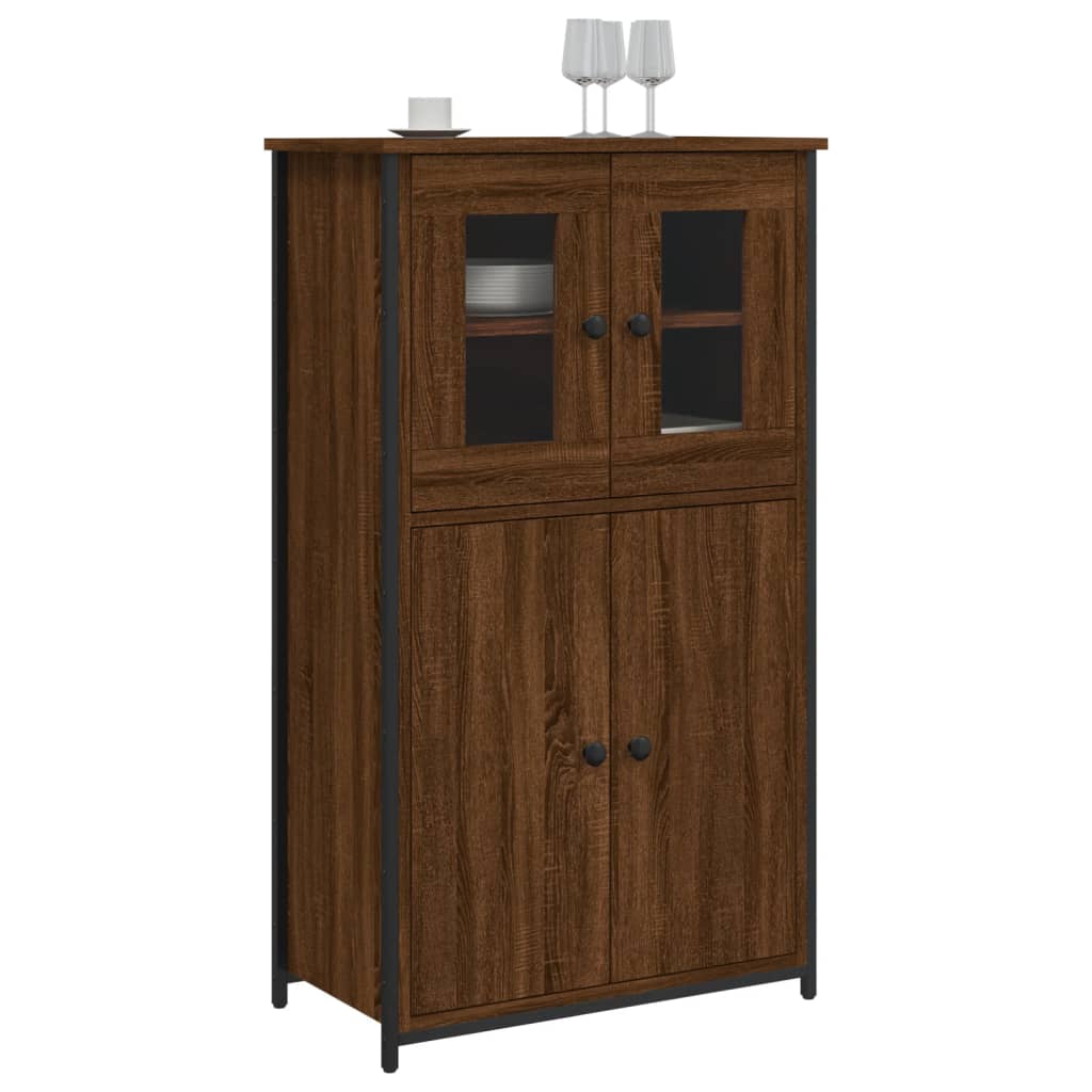 Ντουλάπι Καφέ Δρυς 62x32x106,5 εκ. από Επεξεργασμένο Ξύλο
