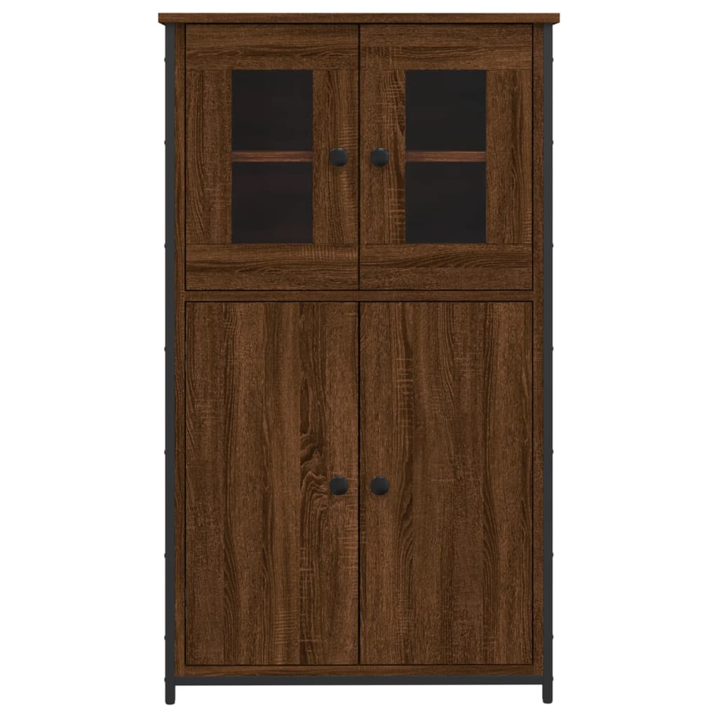 Ντουλάπι Καφέ Δρυς 62x32x106,5 εκ. από Επεξεργασμένο Ξύλο