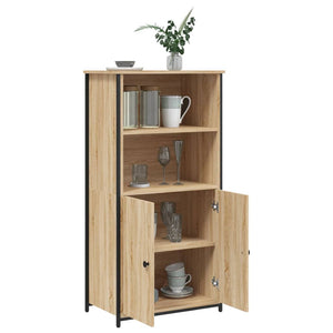 Ντουλάπι Sonoma Δρυς 62x36x121,5 εκ. από Επεξεργασμένο Ξύλο