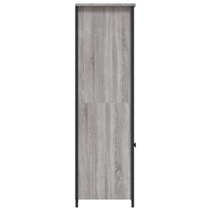 Ντουλάπι Γκρι Sonoma 62x36x121,5 εκ. από Επεξεργασμένο Ξύλο - Pakobazaar