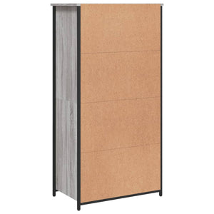 Ντουλάπι Γκρι Sonoma 62x36x121,5 εκ. από Επεξεργασμένο Ξύλο - Pakobazaar