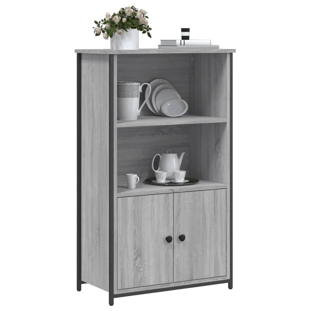 Ντουλάπι Γκρι Sonoma 62 x 32 x 103,5 εκ. από Επεξεργασμένο Ξύλο
