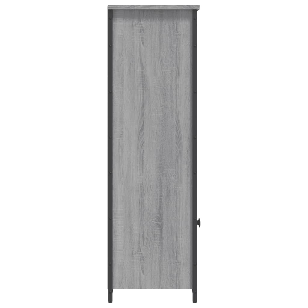 Ντουλάπι Γκρι Sonoma 62 x 32 x 103,5 εκ. από Επεξεργασμένο Ξύλο