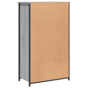 Ντουλάπι Γκρι Sonoma 62 x 32 x 103,5 εκ. από Επεξεργασμένο Ξύλο