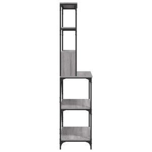 Ραφιέρα Κουζίνας 6 Επιπέδων Γκρι Sonoma 90x40x180 εκ Επεξ. Ξύλο - Pakobazaar