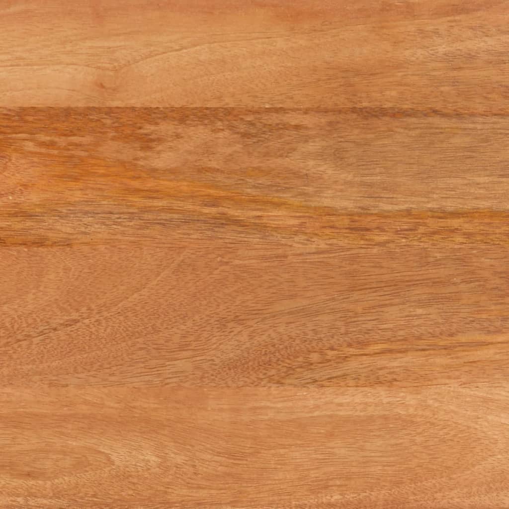 Βοηθητικό Έπιπλο Καφέ/Μαύρο 60x33,5x75 εκ. Μασίφ Ξύλο Μάνγκο - Pakobazaar