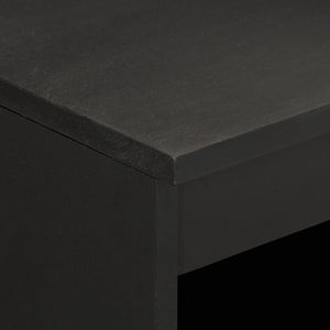 Βοηθητικό Ντουλάπι Μαύρο 60 x 33 x 75 εκ. από Μασίφ Ξύλο Μάνγκο